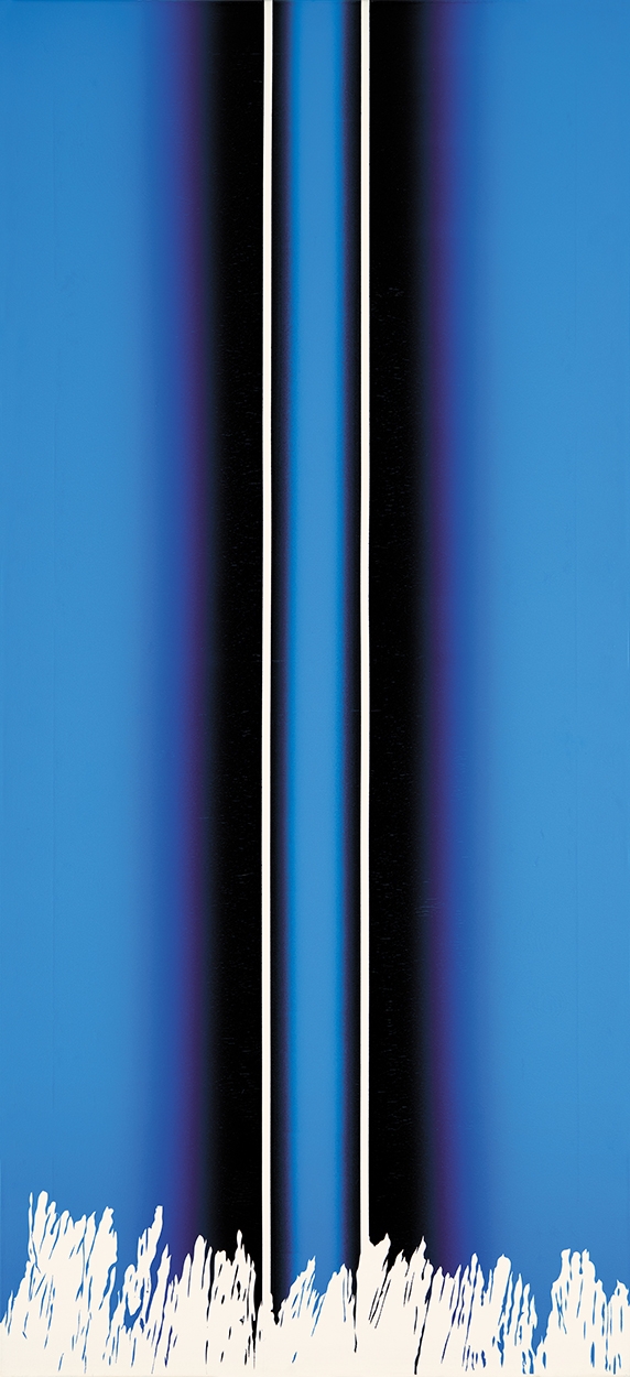 Hencze Tamás (1938-2018) Blue Composition, 2003