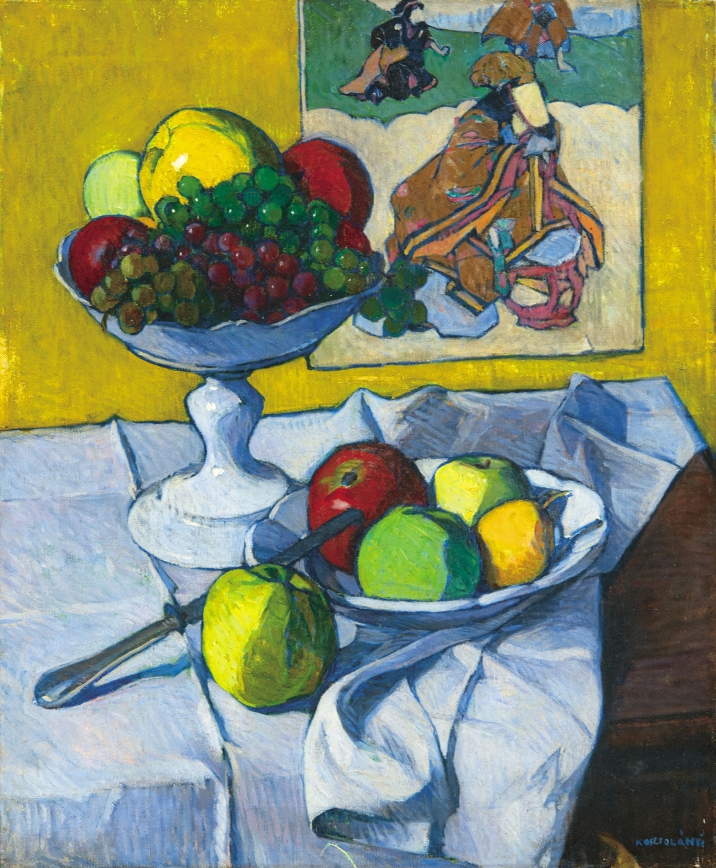 Kosztolányi Kann Gyula (1868-1945) Still-life with Fruits, 1910s