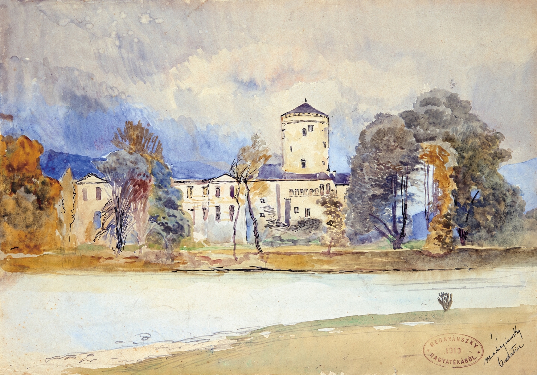 Mednyánszky László (1852-1919) Castle of Budatín