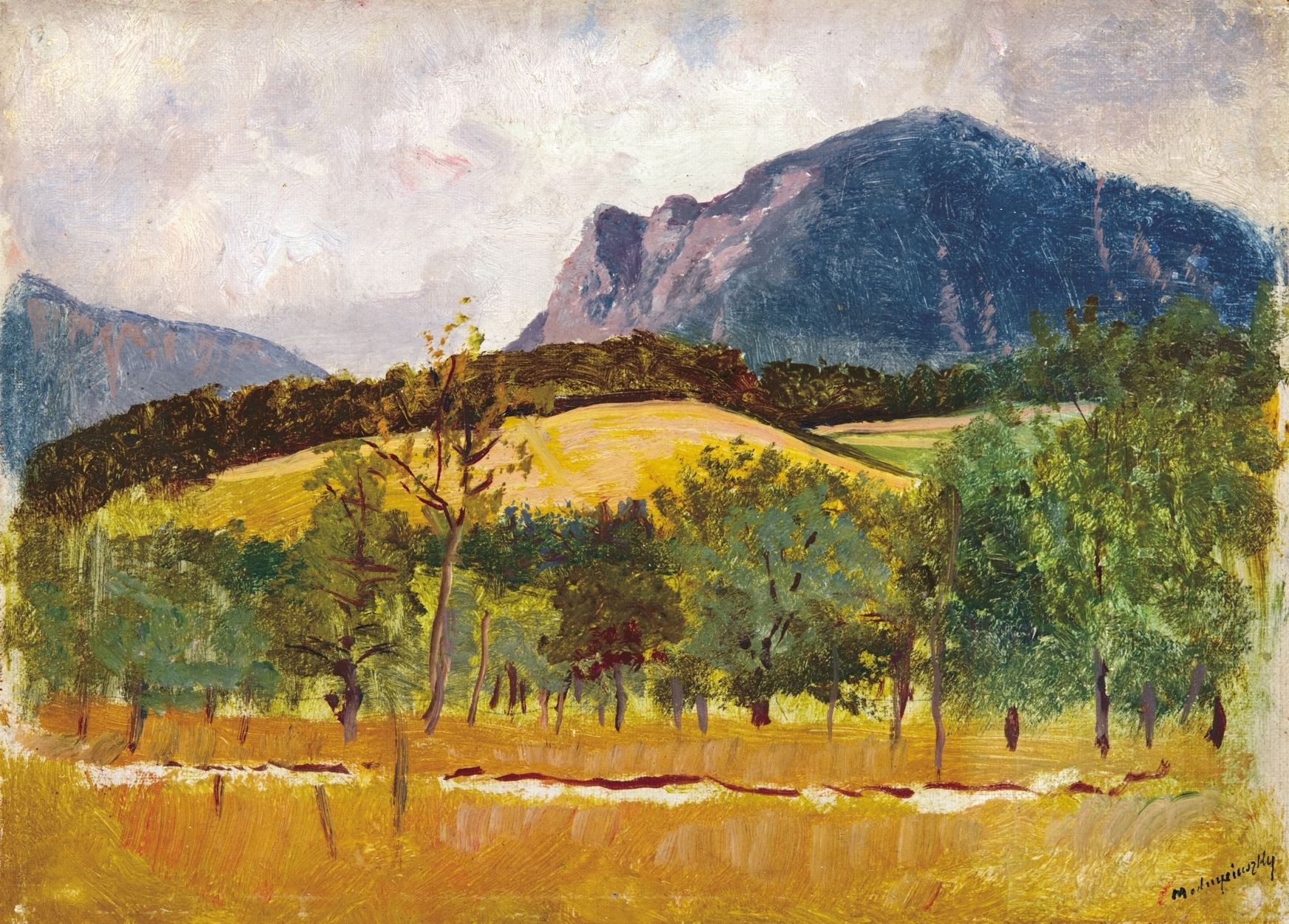 Mednyánszky László (1852-1919) The Tatra Mountains in Summer