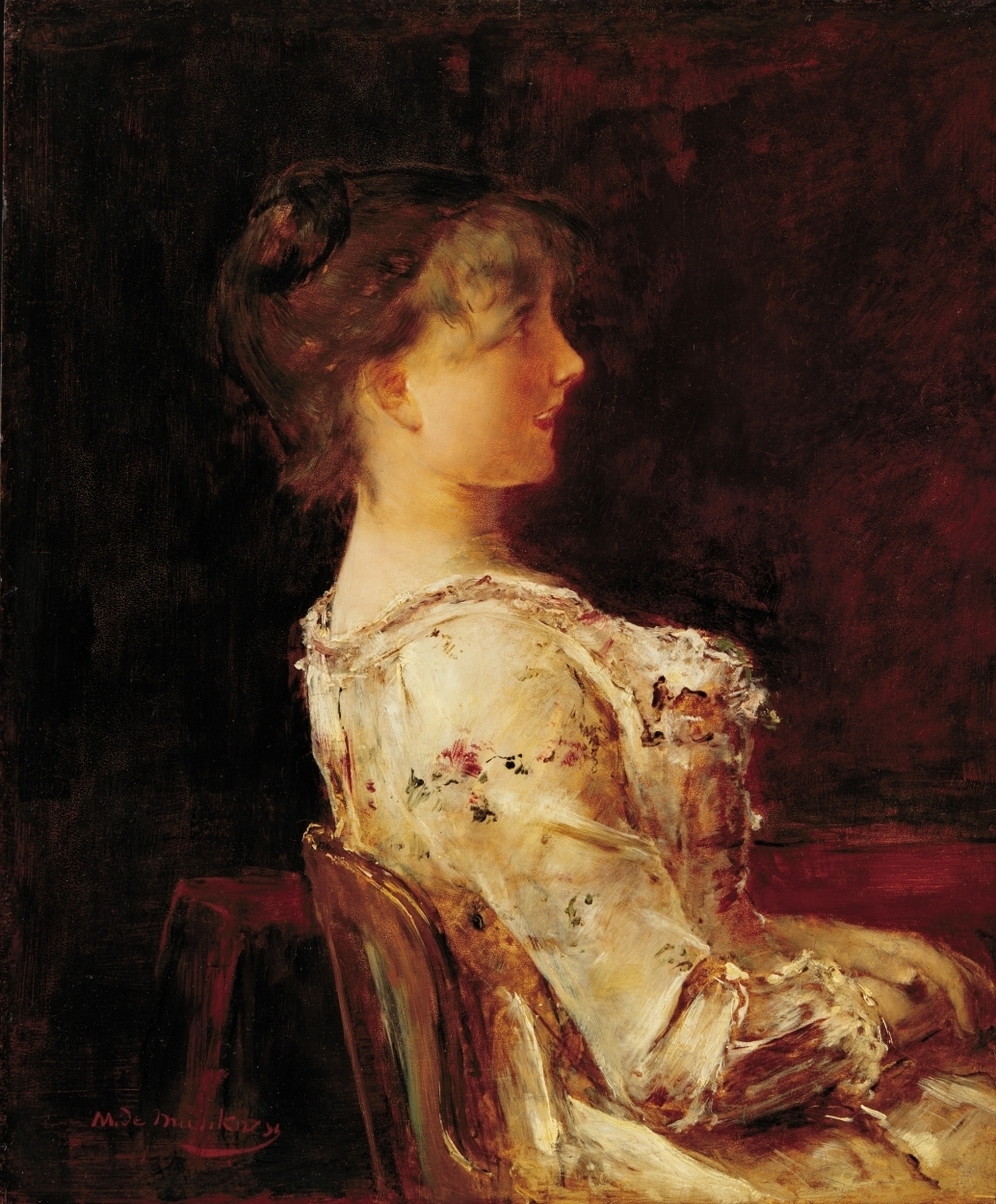 Munkácsy Mihály (1844-1900) Parisian Woman