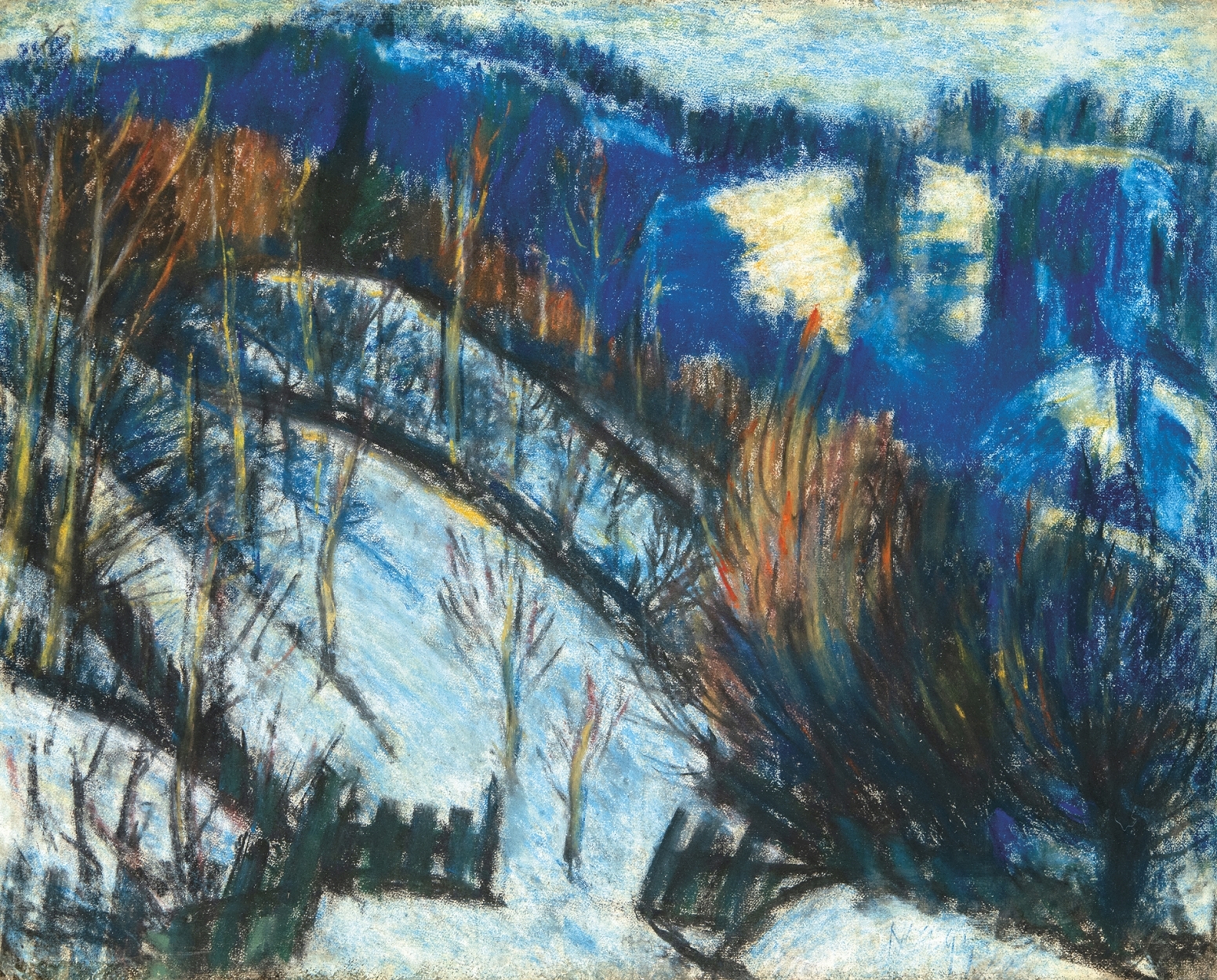 Nagy István (1873-1937) Kék táj