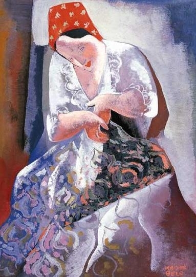 Kádár Béla (1877-1956) Carpet patcher, 1937