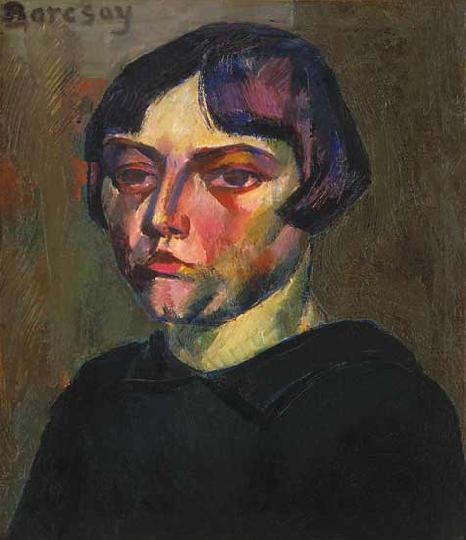 Barcsay Jenő (1900-1988) Női fej
