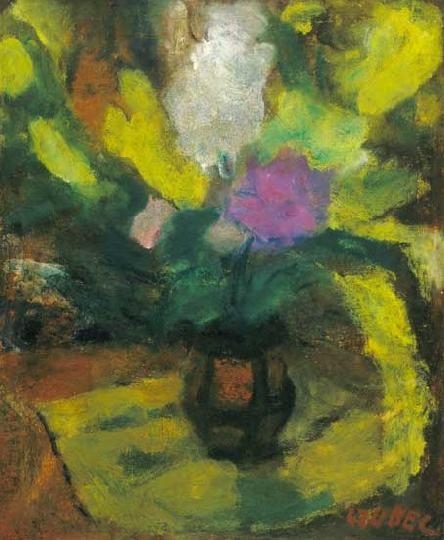 Czóbel Béla (1883-1976) Tavaszi virágok, 1934-1936 között