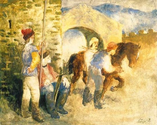 Szőnyi István (1894-1960) The valliant warriors of the border
