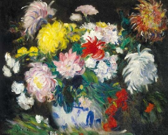 Csók István (1865-1961) Still life with flowers