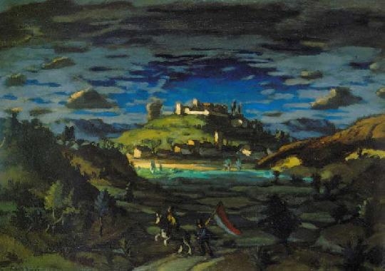 Fényes Adolf (1867-1945) Fantasy landscape