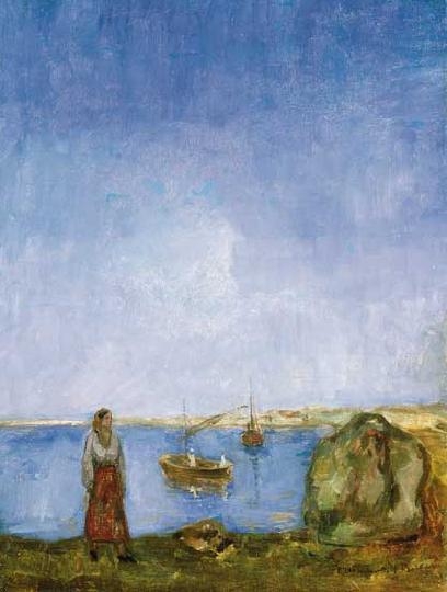 Iványi Grünwald Béla (1867-1940) Italian seaside, 1904-05