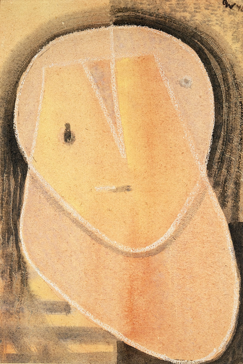 Gyarmathy Tihamér (1915-2005) Head in Pink, 1948
