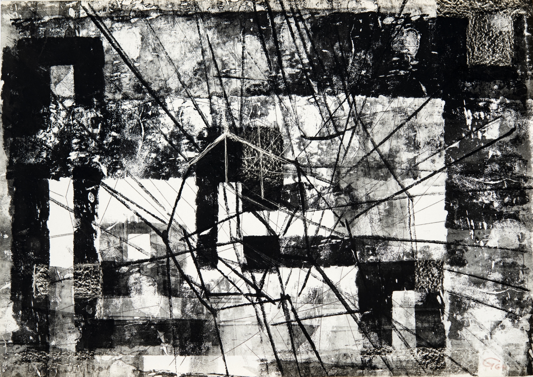 Gyarmathy Tihamér (1915-2005) Composition, 1966