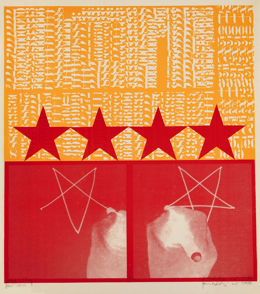 Pinczehelyi Sándor (1946-) Four Stars, 1976