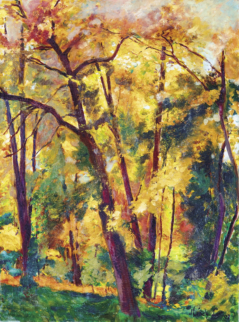Mándy Laura (1904-1993) Forest at Summer, 1927