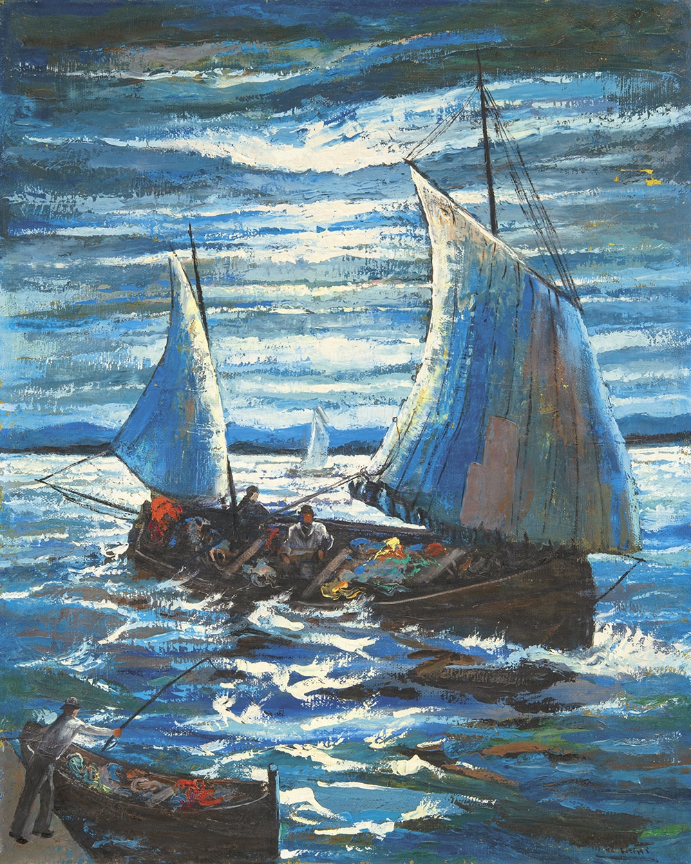 Corini Margit (1897-1982) Sailboat