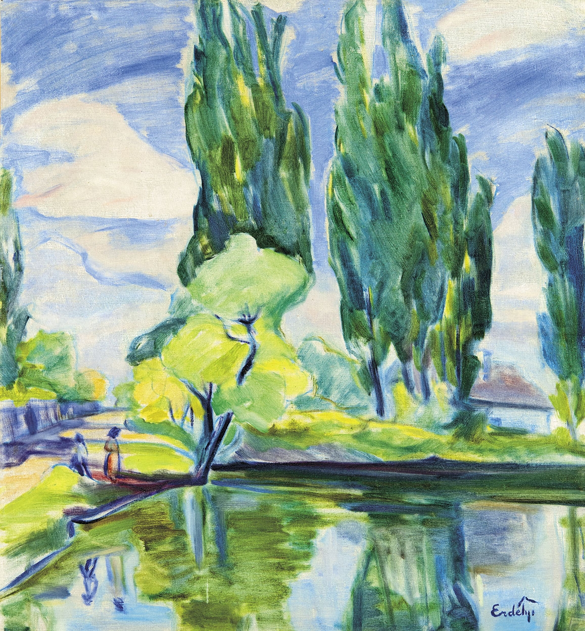 Erdélyi Béla (1891-1955) Waterfront
