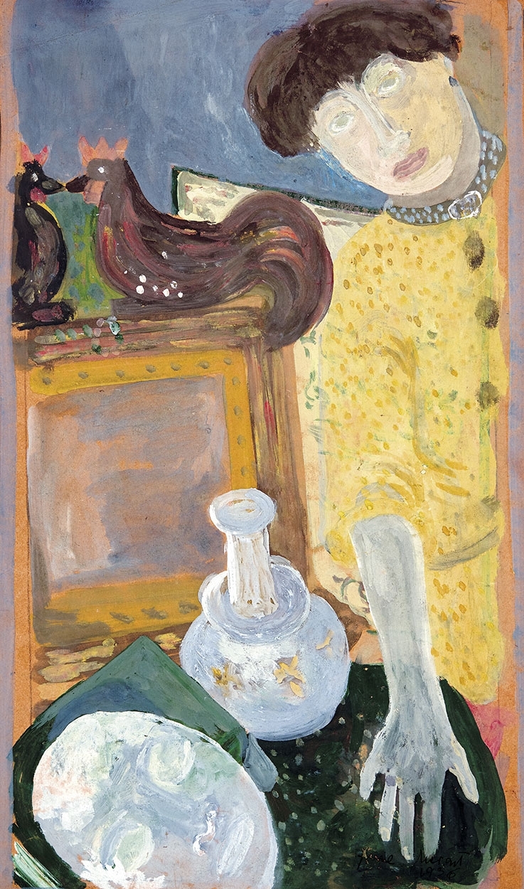Anna Margit (1913-1991) Önarckép maszkkal, 1936