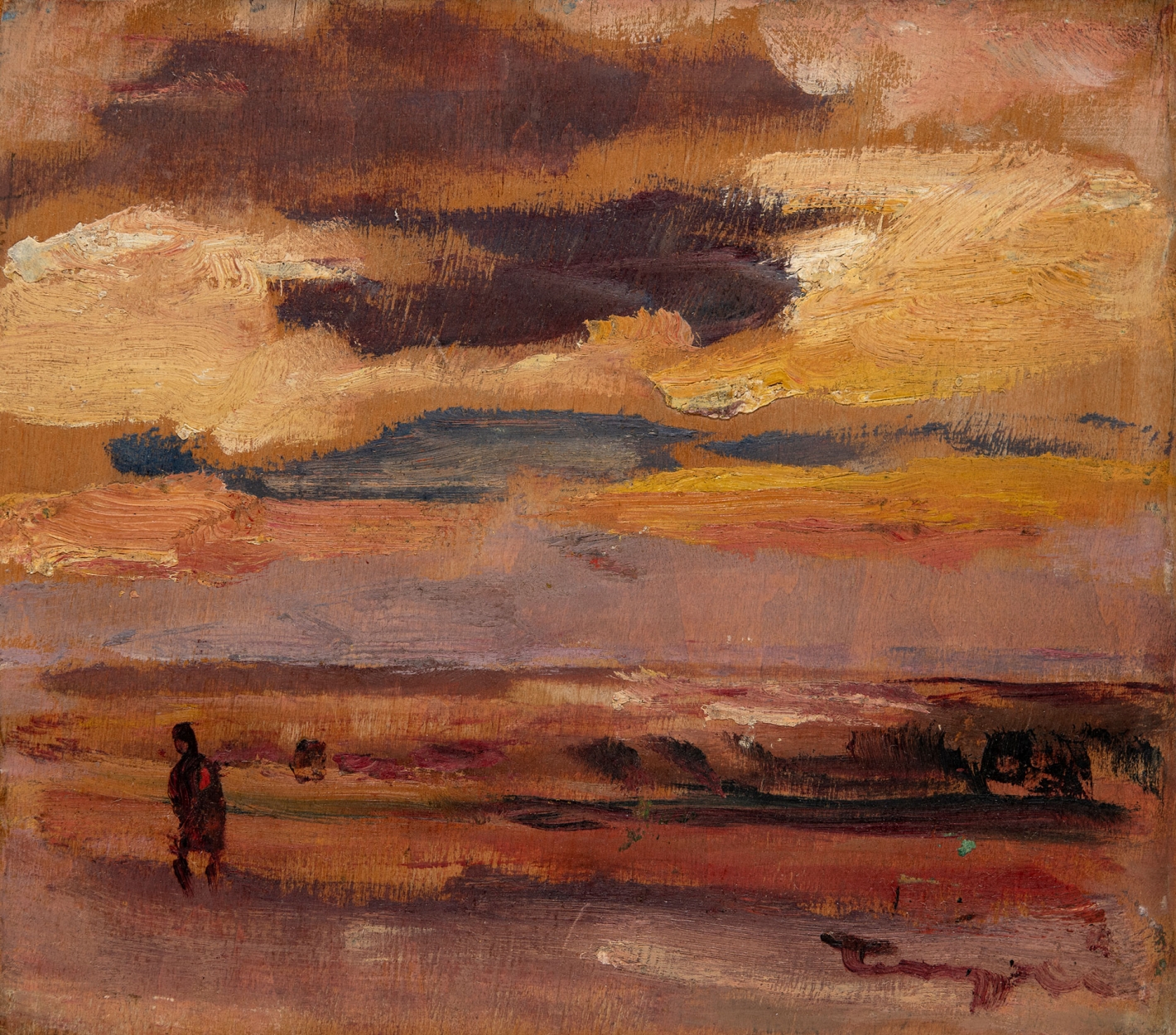 Tornyai János (1869-1936) Sunset at Summer
