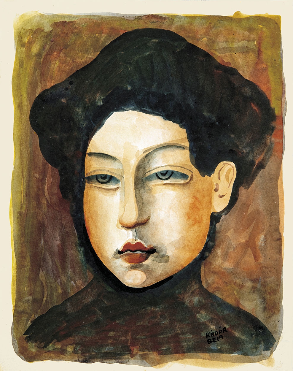 Kádár Béla (1877-1956) Női portré