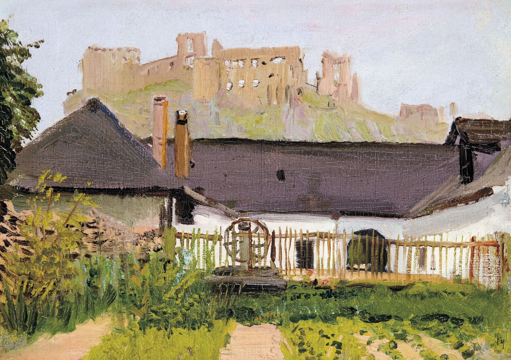 Mednyánszky László (1852-1919) Castle of Beckov