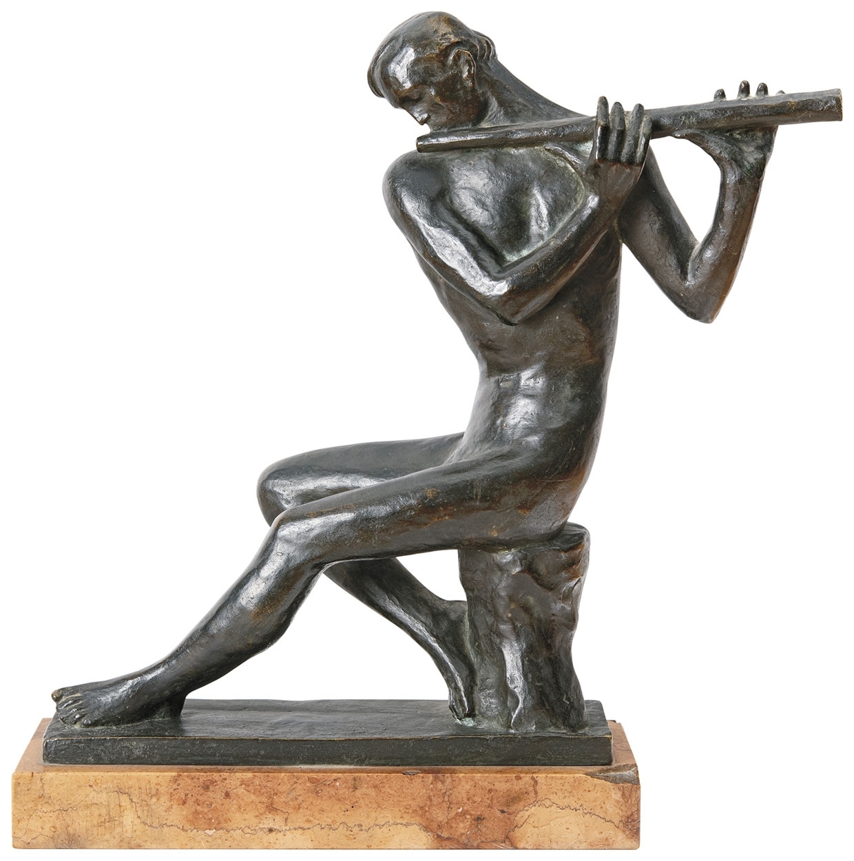 Csúcs Ferenc (1905-1999) Playing the Flute