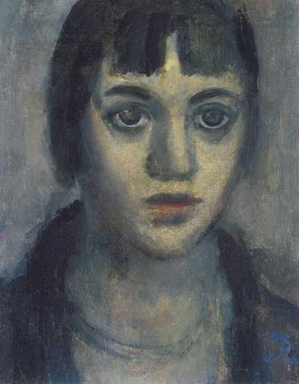 Kepes György (1906-2001) Portrait of a girl