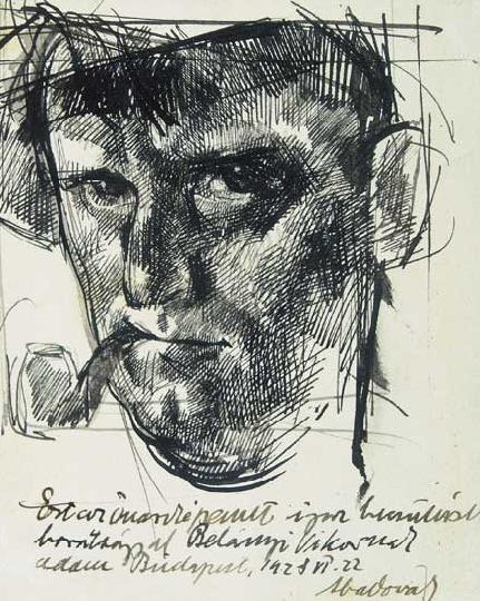 Aba-Novák Vilmos (1894-1941) Self-portrait, 1928