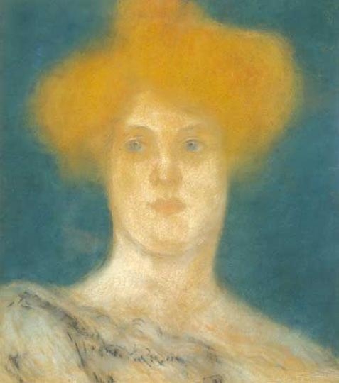 Rippl-Rónai József (1861-1927) Red-haired woman
