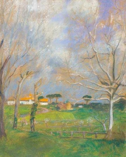Rippl-Rónai József (1861-1927) Somogy landscape