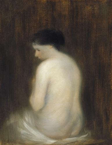Rippl-Rónai József (1861-1927) Back nude
