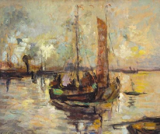 Diener Dénes Rudolf (1889-1956) Sailing boats