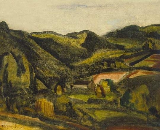 Tihanyi Lajos (1885-1938) Landscape, 1912