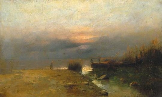 Mészöly Géza (1844-1887) Sunset