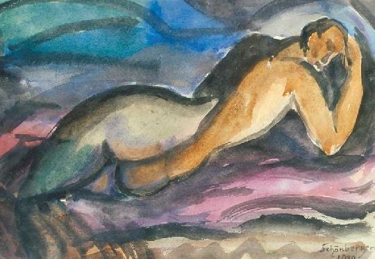 Schönberger Armand (1885-1974) Nude, 1929