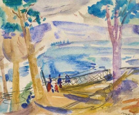 Márffy Ödön (1878-1959) Italian landscape