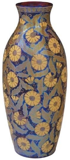 Zsolnay Vase with sweet Williams, Zsolnay, around 1903
