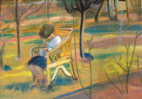 Berény Róbert (1887-1953) Szieszta a kertben
