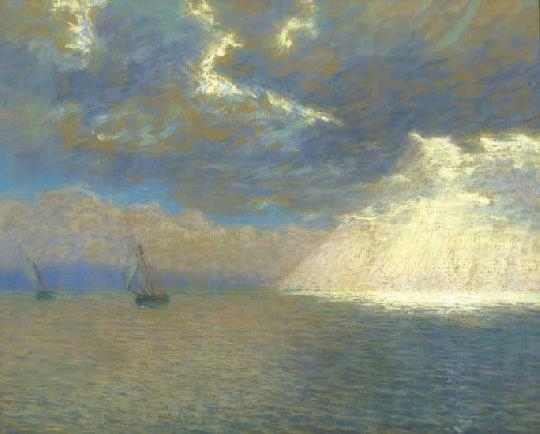 Poll Hugó (1867-1931) Lake at Berr (France), 1910-11