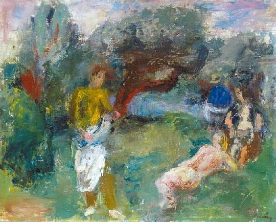 Berény Róbert (1887-1953) Outdoor idyll