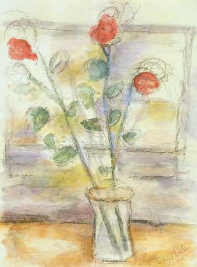 Czóbel Béla (1883-1976) Roses