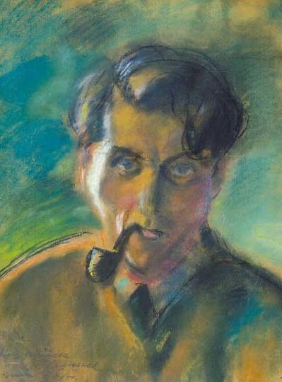 Márffy Ödön (1878-1959) A pipázó festő