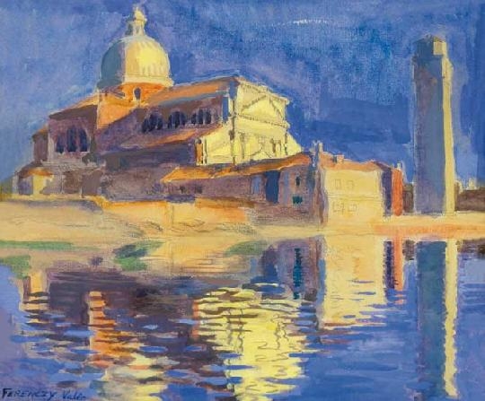 Ferenczy Valér (1885-1954) Reflection in Venice