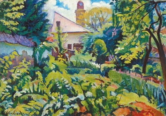 Ziffer Sándor (1880-1962) Flower-garden (The painter's garden)