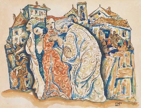 Kádár Béla (1877-1956) Városi asszonyok