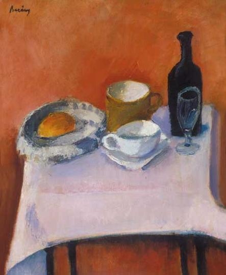 Berény Róbert (1887-1953) Breakfast table