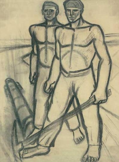 Dési Huber István (1895-1944) Workers (Pioneers), between 1932-34
