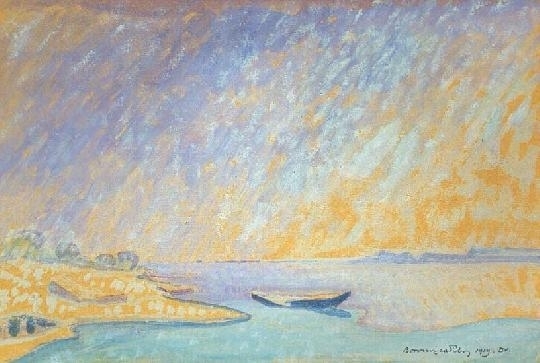 Boromisza Tibor (1880-1960) „Havazás a Dunán”, 1919