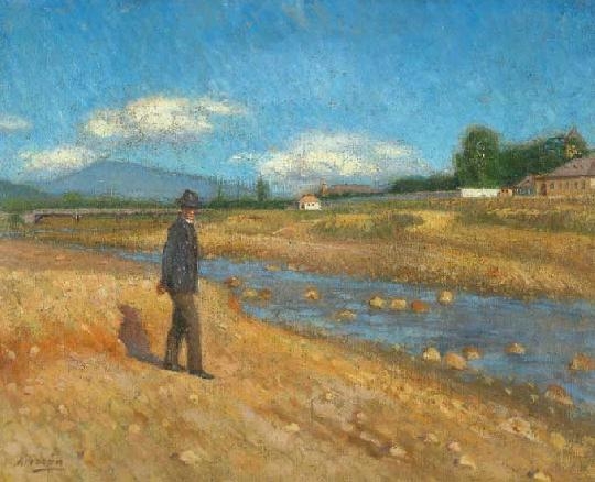 Krizsán János (1866-1948) A festő testvére a Zazar-parton