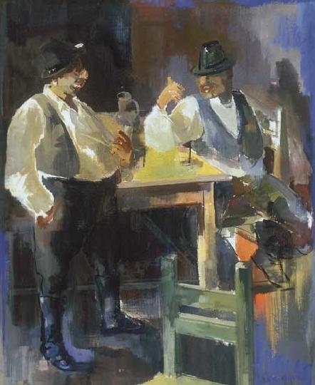 Aba-Novák Vilmos (1894-1941) In the inn
