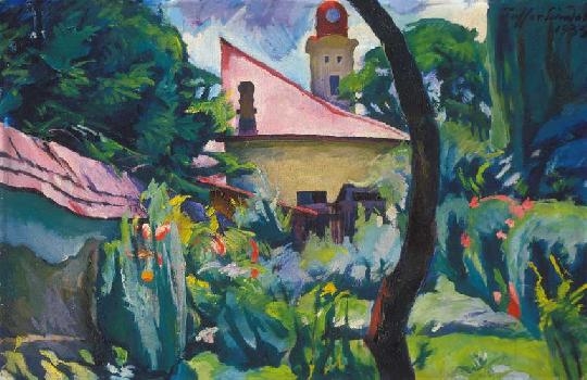 Ziffer Sándor (1880-1962) A művész kertje, 1933