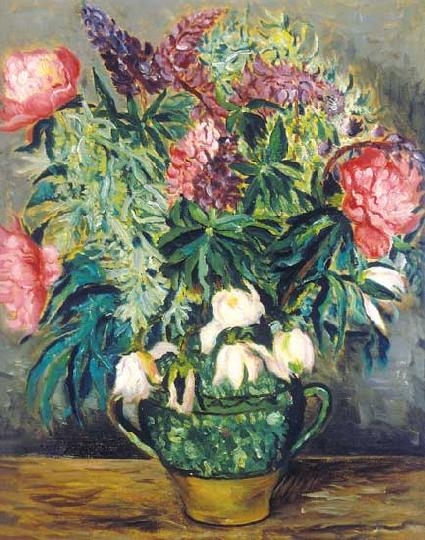 Vörös Géza (1897-1957) Tavaszi virágok, 1933